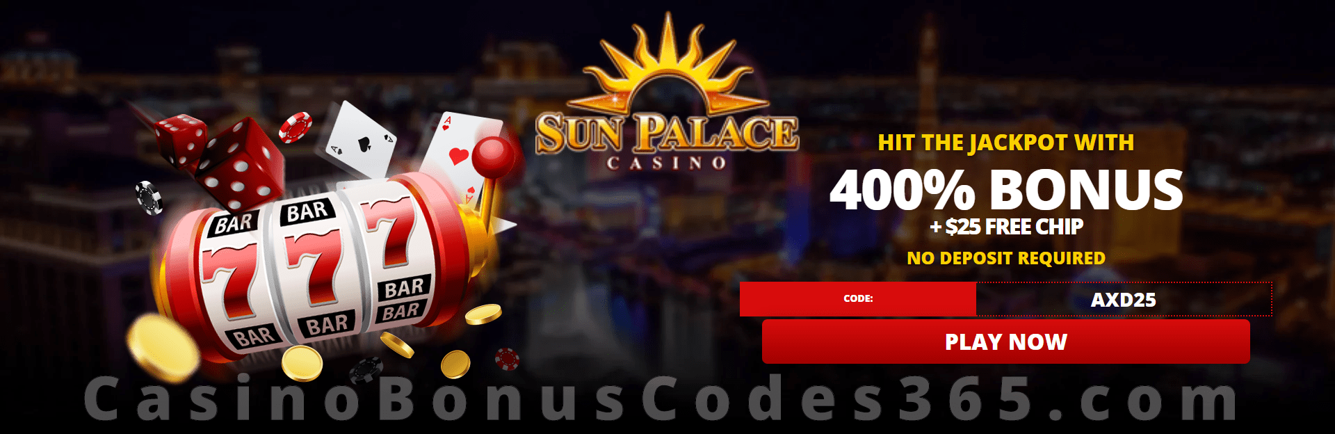 Sun Palace Casino Bonus Codes No Deposit